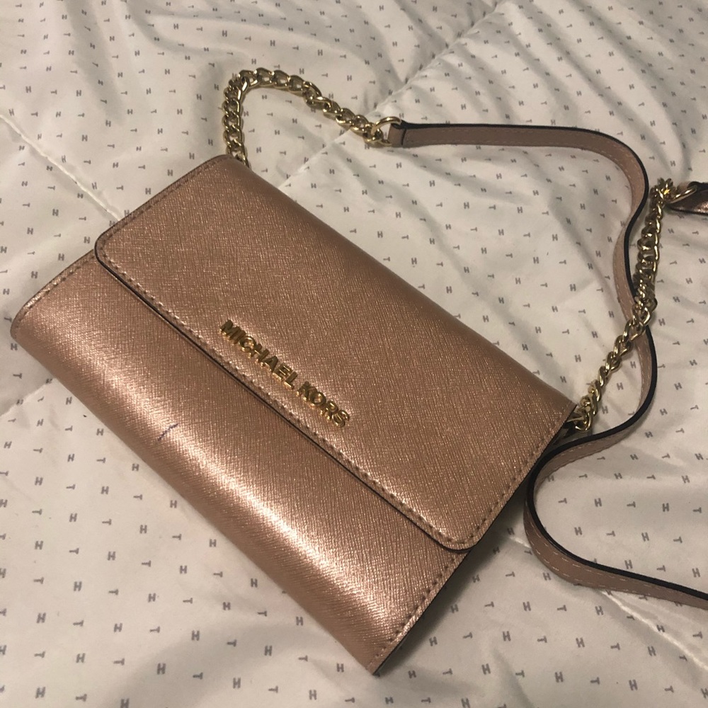 ***SOLD*** Rose Gold Michael Kors Crossbody